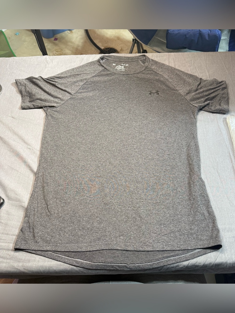 Under Armour Heather Gray Short-Sleeve Performance Tee
